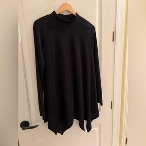 Black Mock Turtleneck Sweater